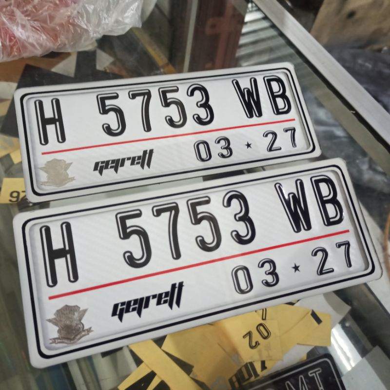 Jual Plat Nomor Lapis Mika Akrilik Berkualitas Keren Shopee Indonesia