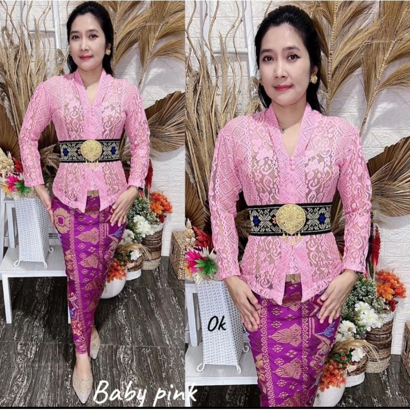 Jual kebaya korean lace malika kartini Shopee Indonesia