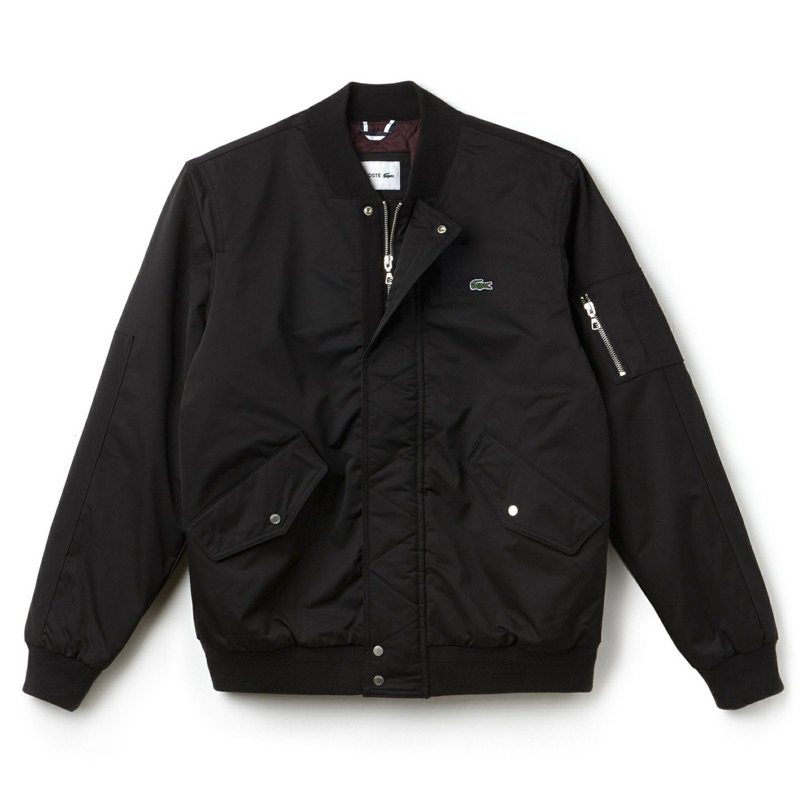LACOSTE MA1 Lacoste Live MA 1 Intermediate Nylon Bomber Jacket | eBay