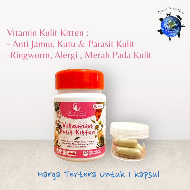 Jual Olive Care Skin Anti Fungal Vitamin Kulit Kitten Anti Jamur