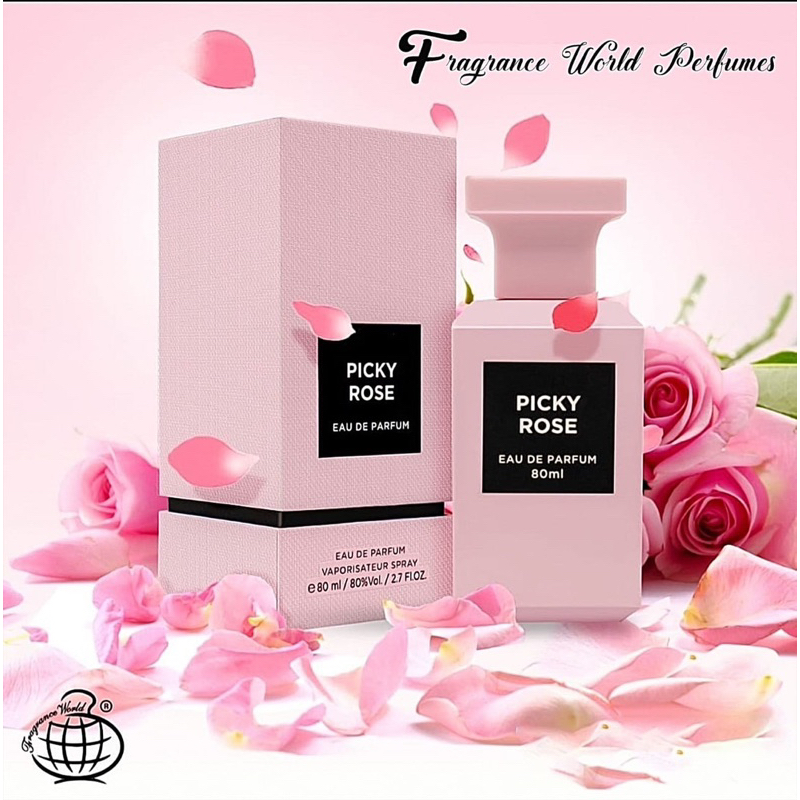 Jual Parfum Original Fragrance World Picky Rose For Women EDP 80 ml Shopee Indonesia