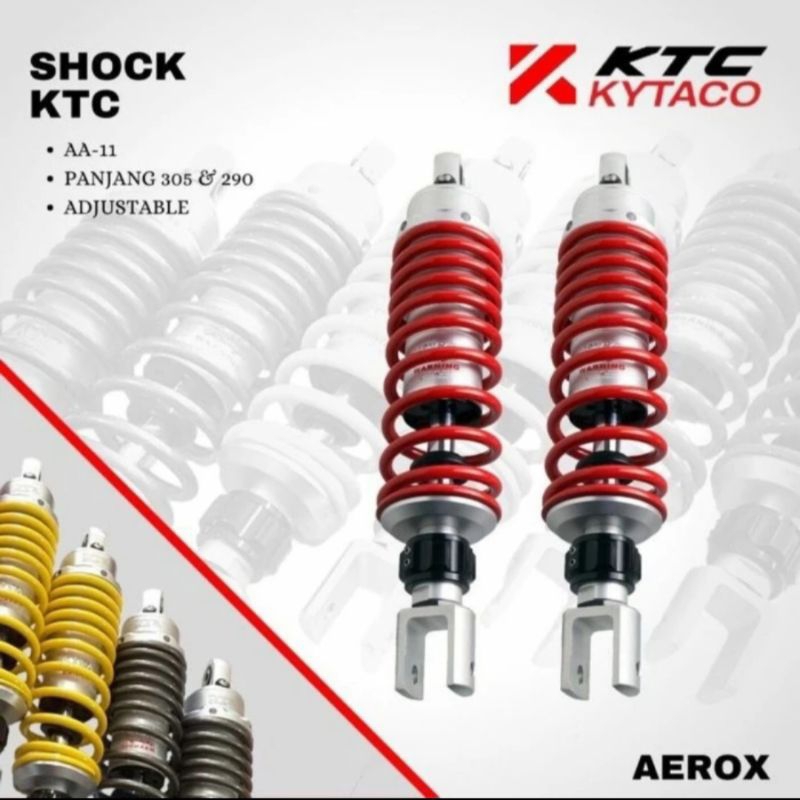 Jual Shock Breaker Belakang Ktc Kytaco Yamaha Aerox Ukuran Mm Shopee Indonesia