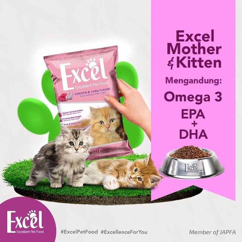 Jual EXCEL KITTEN 500gr | Shopee Indonesia
