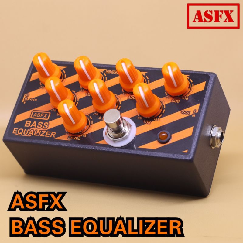 Jual Efek ASFX BASS EQUALIZER pedal stompbox EQ untuk gitar dan bass