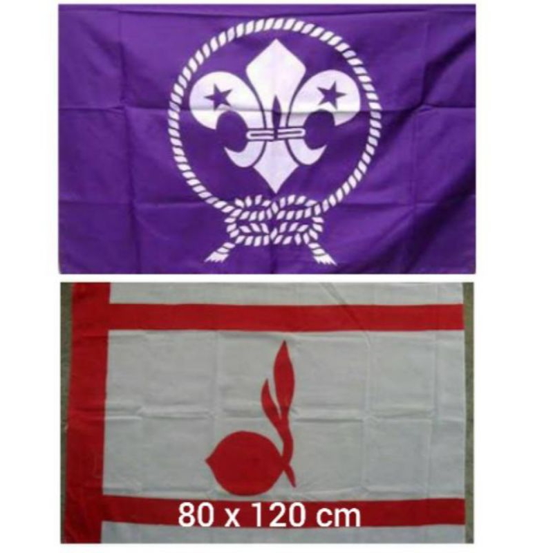 Jual Bendera Tunas Kelapa Dan Pandu Dunia Wosm Besar Dan Kecil Shopee