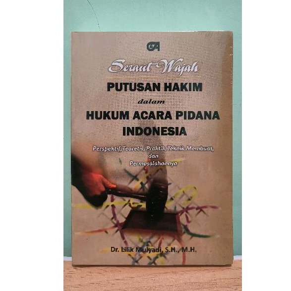 Jual SERAUT WAJAH PUTUSAN HAKIM DALAM HUKUM ACARA PIDANA INDONESIA ...