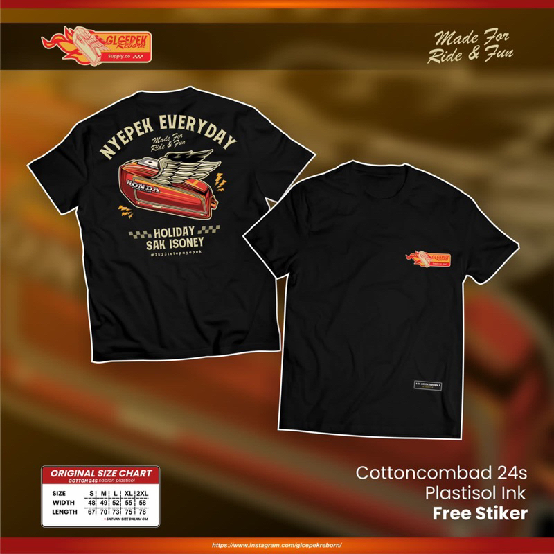 Jual Kaos Gl Cepek Reborn Original Free 5 Stiker Shopee Indonesia