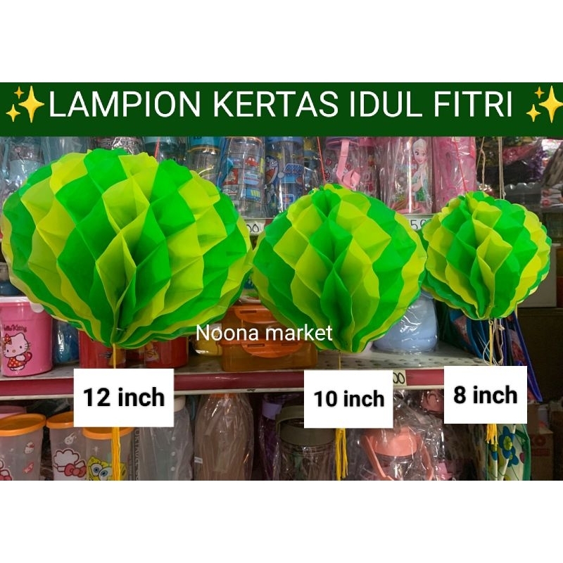 Jual Lampion Plastik Gantung Idul Fitri / Lampion Gantung Lebaran