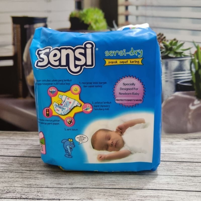 Jual Sensi Popok Perekat New Born isi 12 // Popok Bayi Baru Lahir