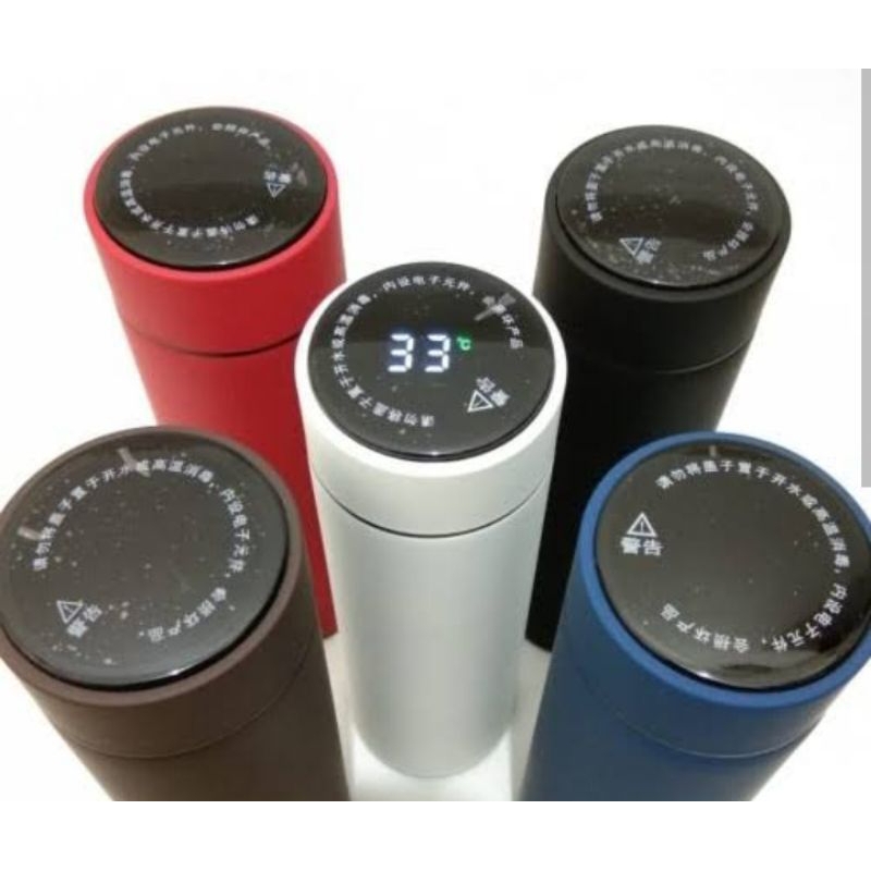 Jual tumbler led suhu grosir termos LED botol led botol stainlessteal ...