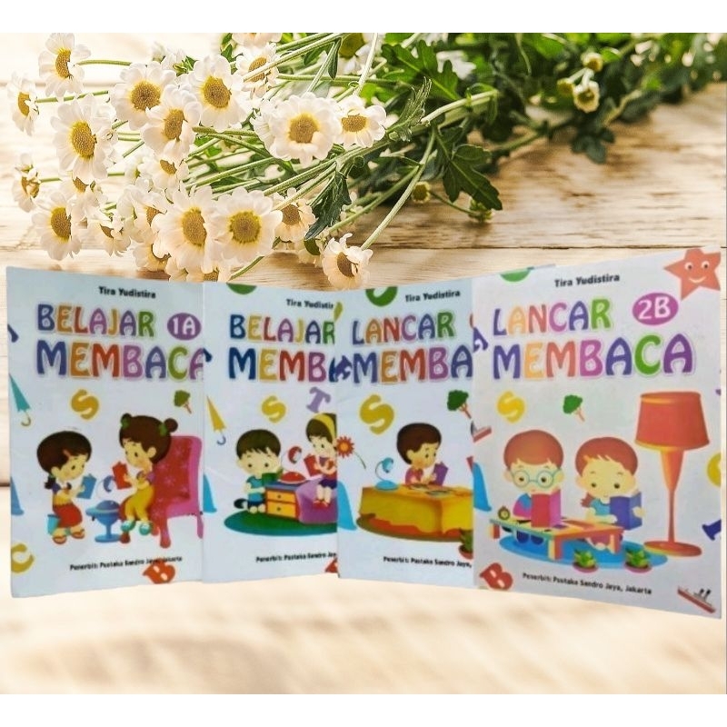 Jual Buku Anak - Lancar Membaca 1 Set Jilid 1A 2A 1B 2B Untuk PAUD TK ...