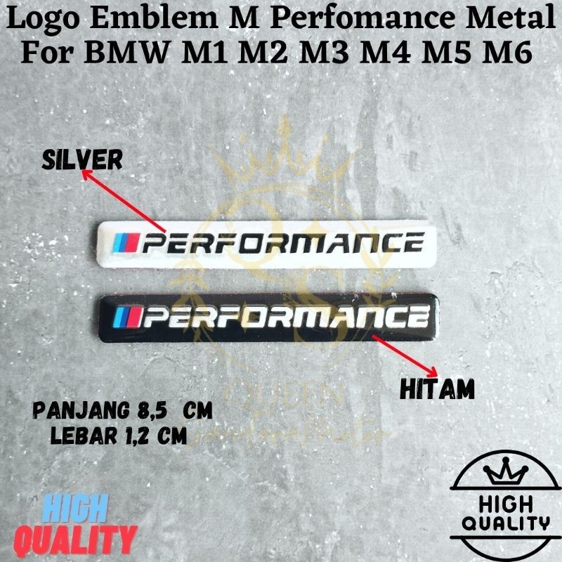 Jual Logo Emblem M Perfomance Metal For BMW M1 M2 M3 M4 M5 M6 | Shopee ...