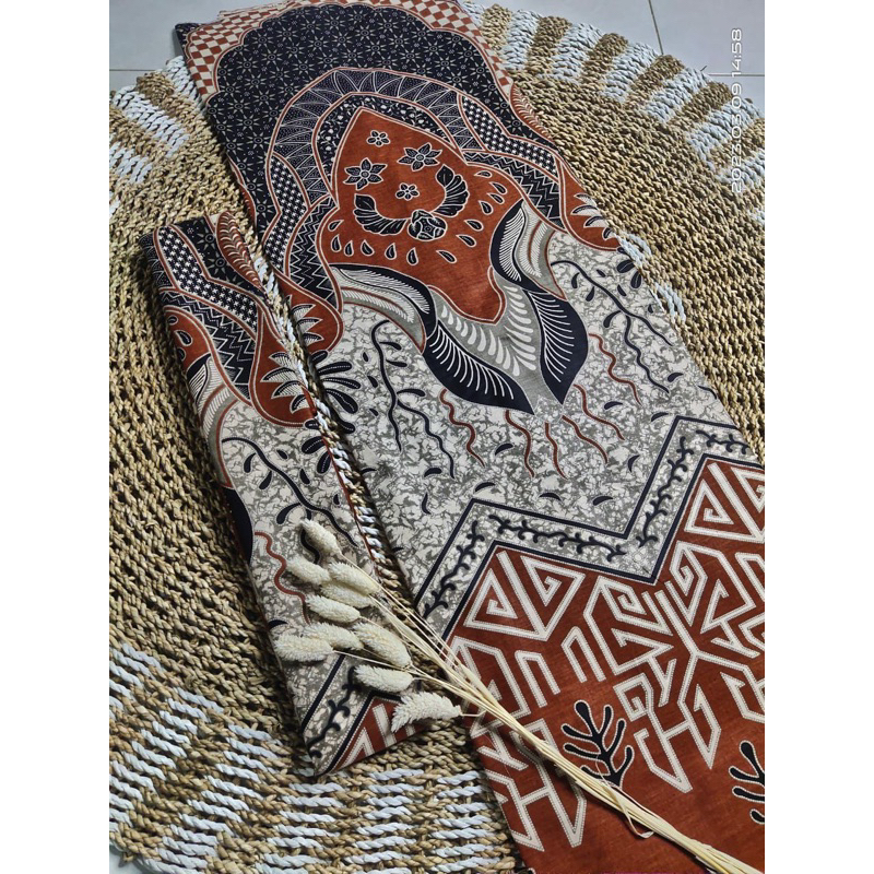 Jual kain batik printing motif rumput laut | Shopee Indonesia