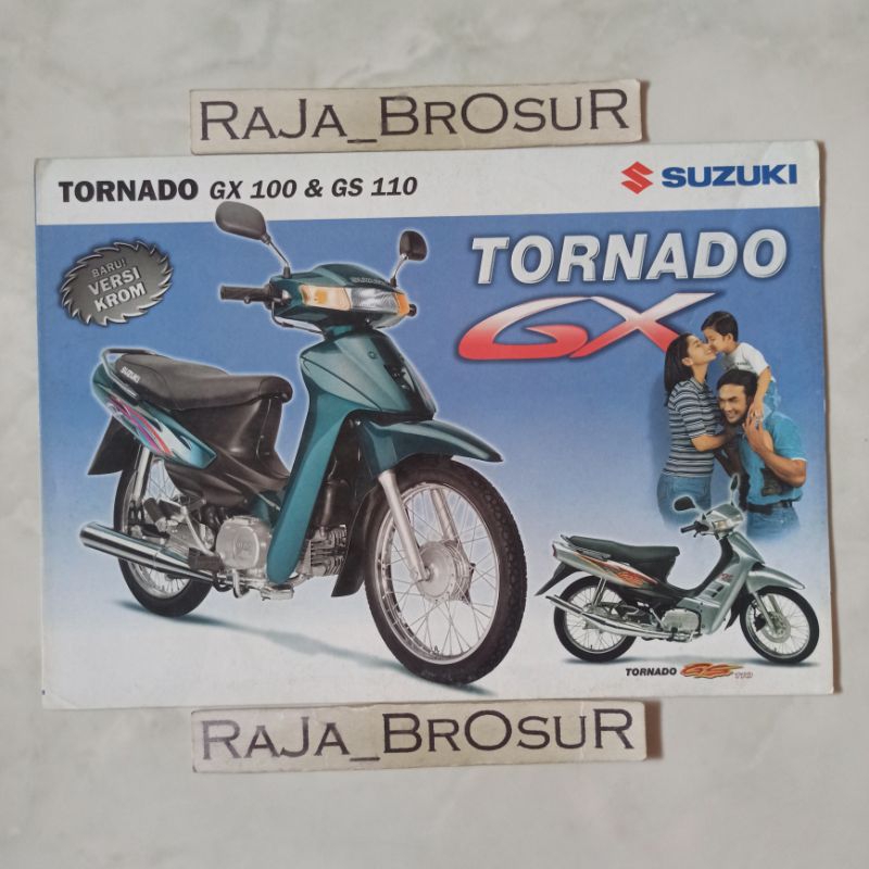 Jual Poster Brosur Katalog Leaflet Jadul Lawas Suzuki Tornado Gs110 Gs