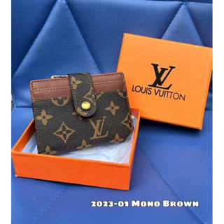 DOMPET LV PRIA WITH BELT FREE BOX AND PAPERBAG, Fesyen Pria, Tas