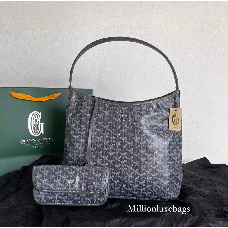 Jual Boheme Hobo Bag Grey | Shopee Indonesia