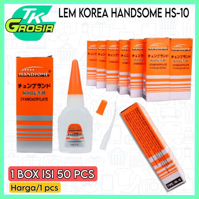 Jual Lem Korea Cair Handsome Hs Lem Serbaguna Epotec Besi Lem Setan