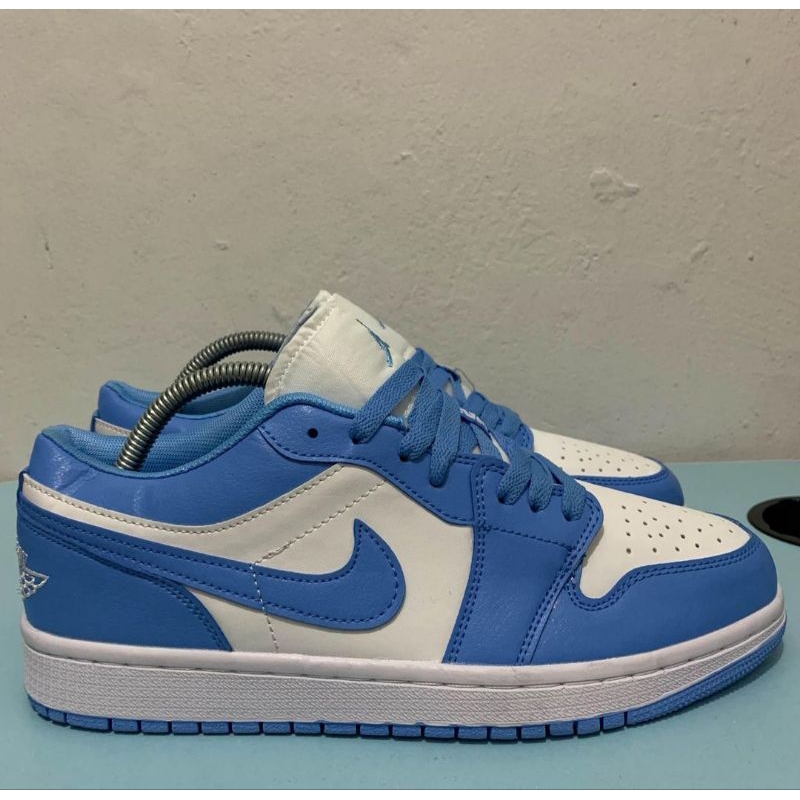 Jual sepatu Air jordan 1 low biru putih | Shopee Indonesia