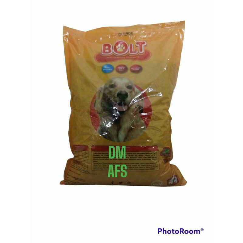 Jual Bolt Dog Beef Flavor & Lamb Flavor, Dog Food (1kg & 500gr ...