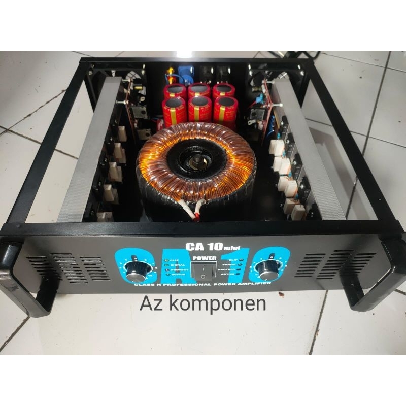 Jual Power Rakitan POWER AMPLIFIER RAKITAN BOK CA 10 Travo 10amper Ct 55 GRATIS PEKING KAYU