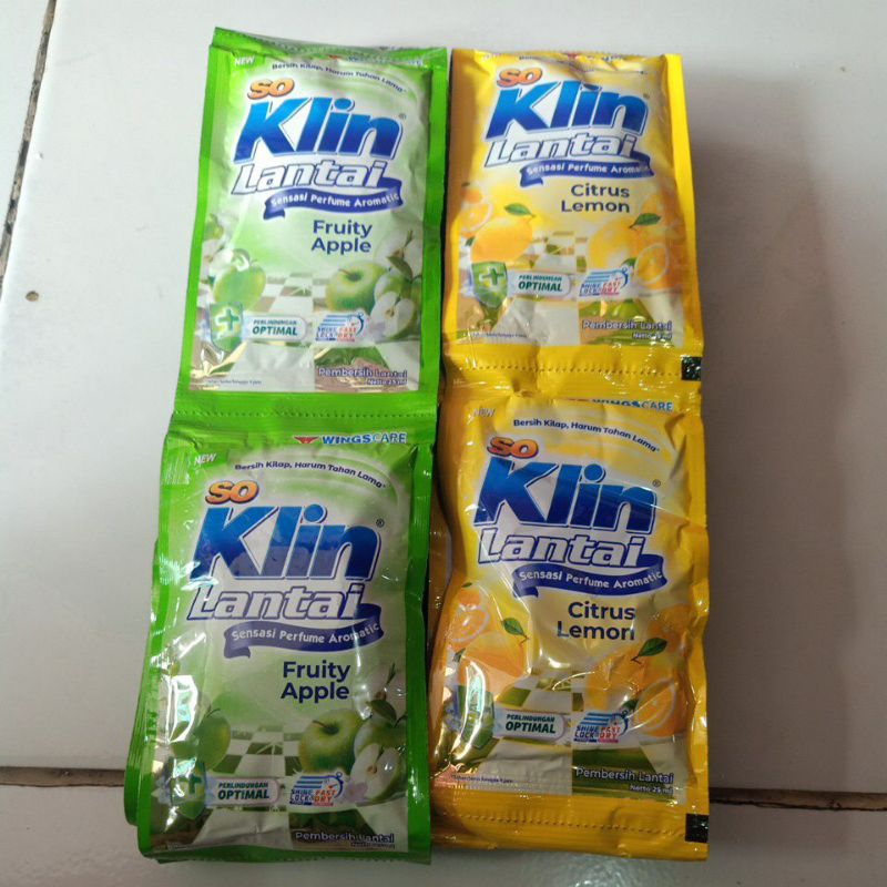 Jual soklin lantai renteng (12 sachet) | Shopee Indonesia