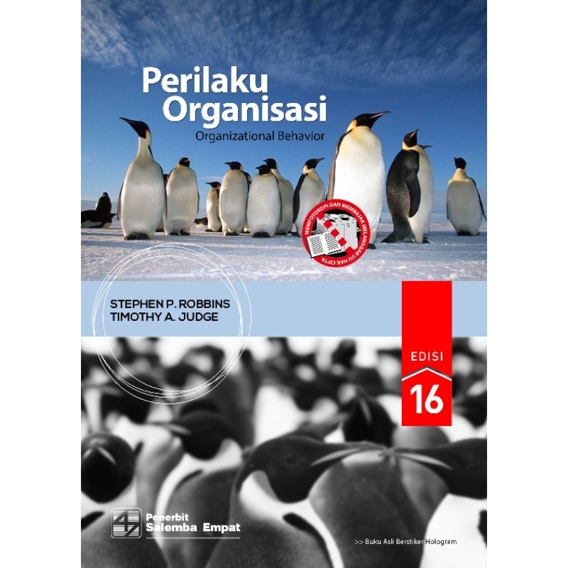 Jual BUKU ORIGINAL Perilaku Organisasi Edisi ke-16/ Stephen P. Robbins ...