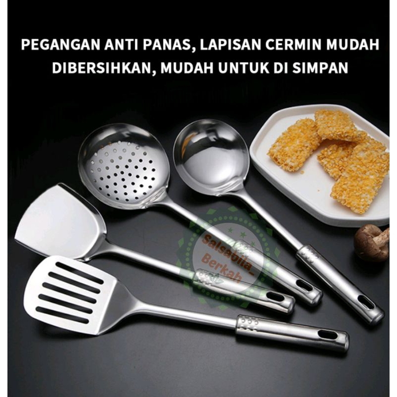 Jual Spatula Set Stainless Steel Spatula In Kitchen Tool Sodet Sutil Set Shopee