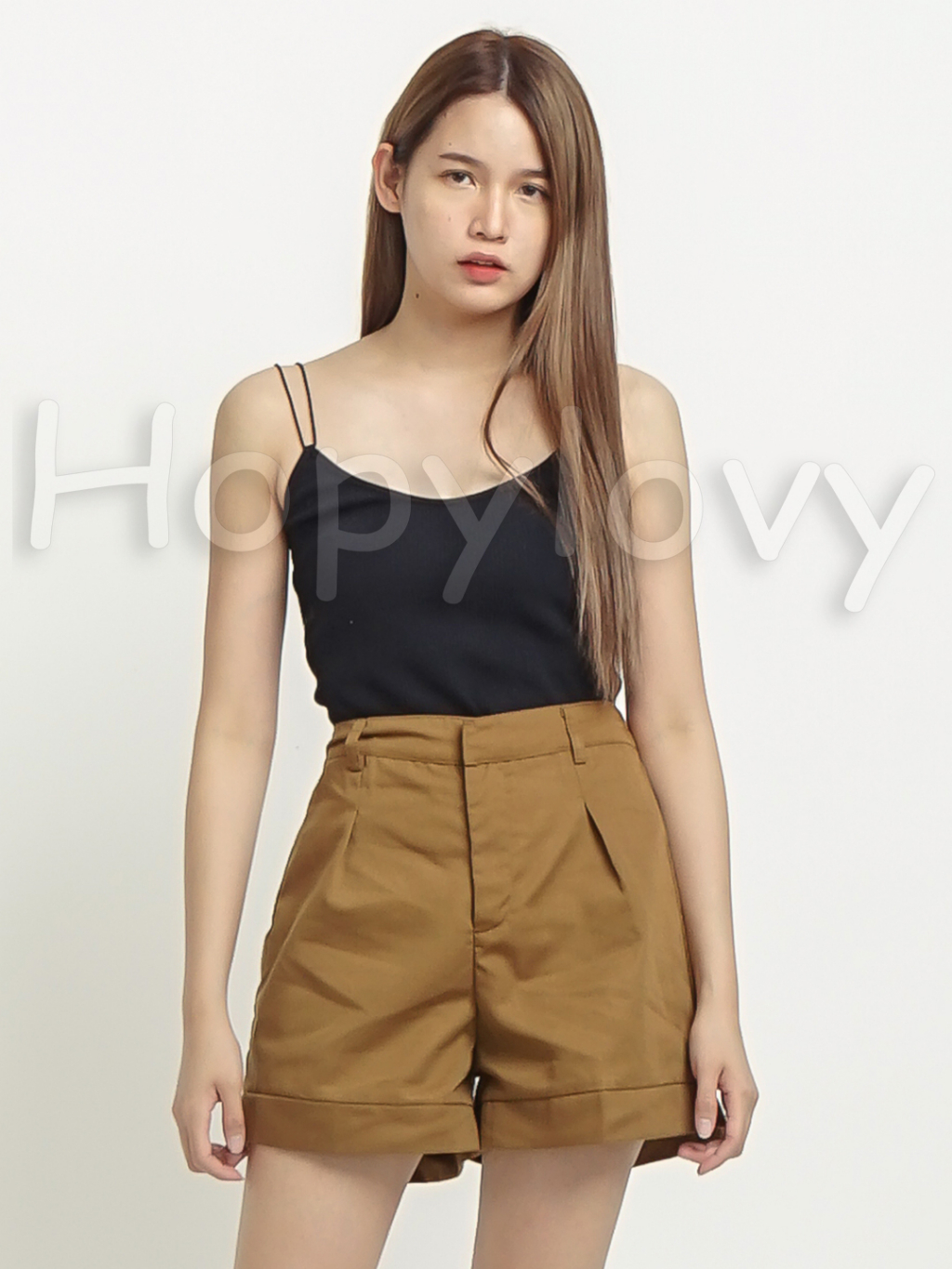 Jual HOPYLOVY Celana Pendek Highwaist Wanita Celana Hot Pants
