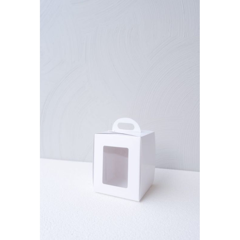 Jual Box Cupcake Putih Isi 1 Shopee Indonesia