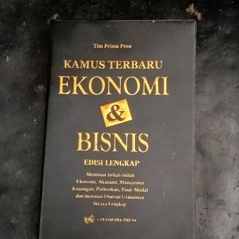 Jual Kamus Ekonomi Dan Bisnis Edisi Lengkap Membuat Istilah Istilah ...