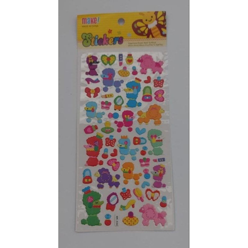Jual Sticker Timbul Stiker Tempelan Bongkar Pasang Gambar Lucu Anak ...