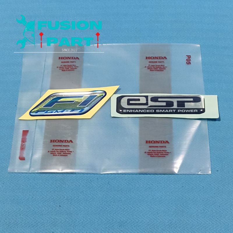 Jual Emblem Logo Sticker ESP FI Honda Original | Shopee Indonesia