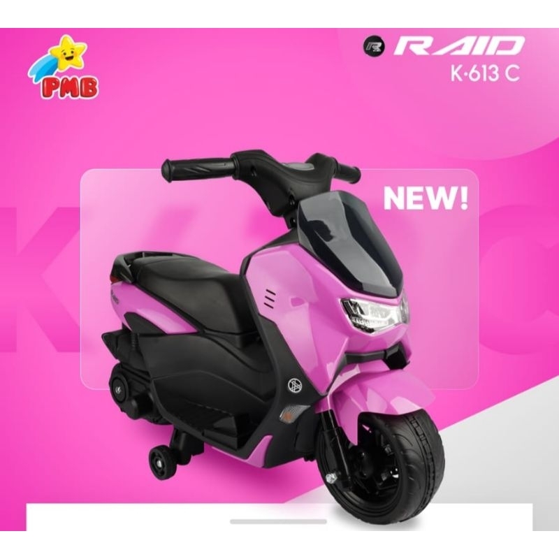 Jual Motor aki anak PMB K611C K612C K613c model sepeda PCX scoopy