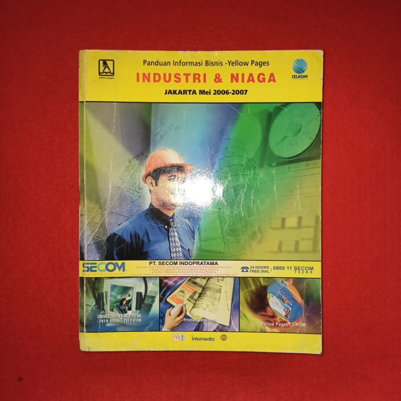Jual buku panduan informasi bisnis yellow pages industri dan niaga