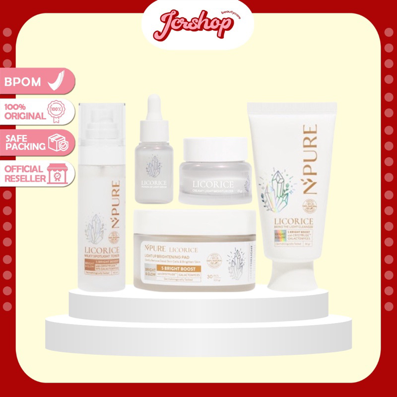 Jual NPURE Licorice Brightening Series Bring The Light Cleanser