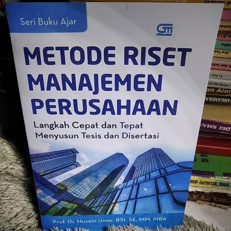 Jual Buku Metode riset manajemen perusahaan By Prof Dr husein Umar ...