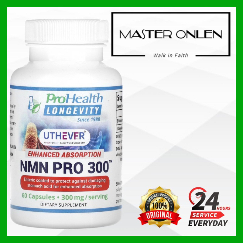 Jual Prohealth Longevity Nmn Pro 300 Usa 60 Capsules Shopee Indonesia