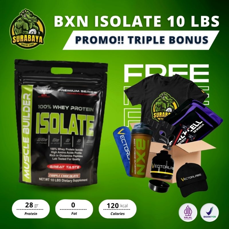 Jual BXN Isolate 10 Lbs Whey Protein Isolate Xtreme Nutrition 10lbs Shopee Indonesia