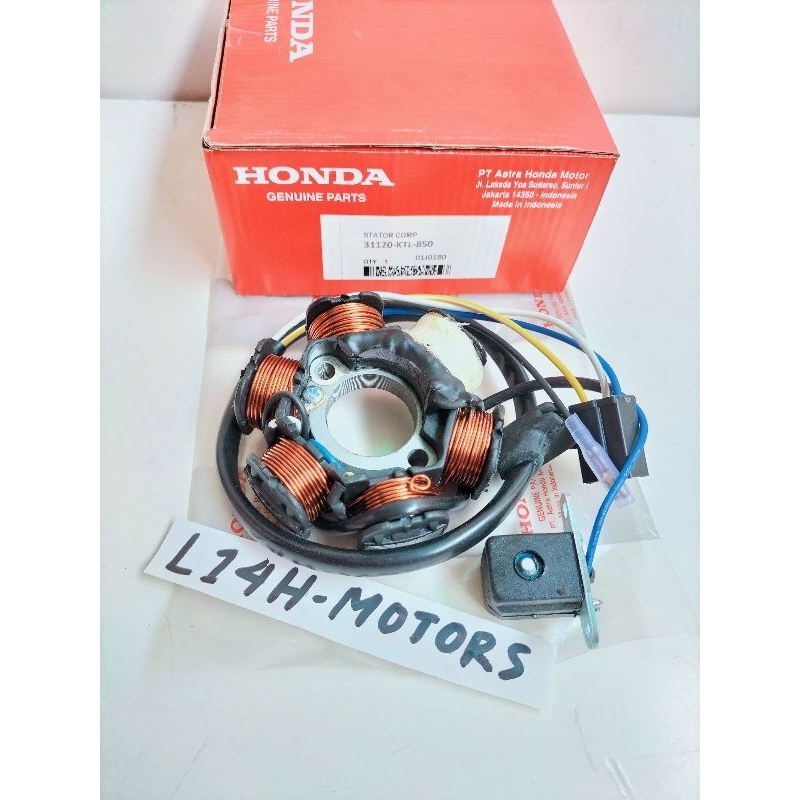 Jual Spull Sepul Spool Stator Honda Supra fit new KTL/KFM | Shopee ...