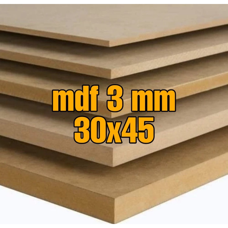 Jual mdf 3 mm 30x45 ( 3mm) | Shopee Indonesia