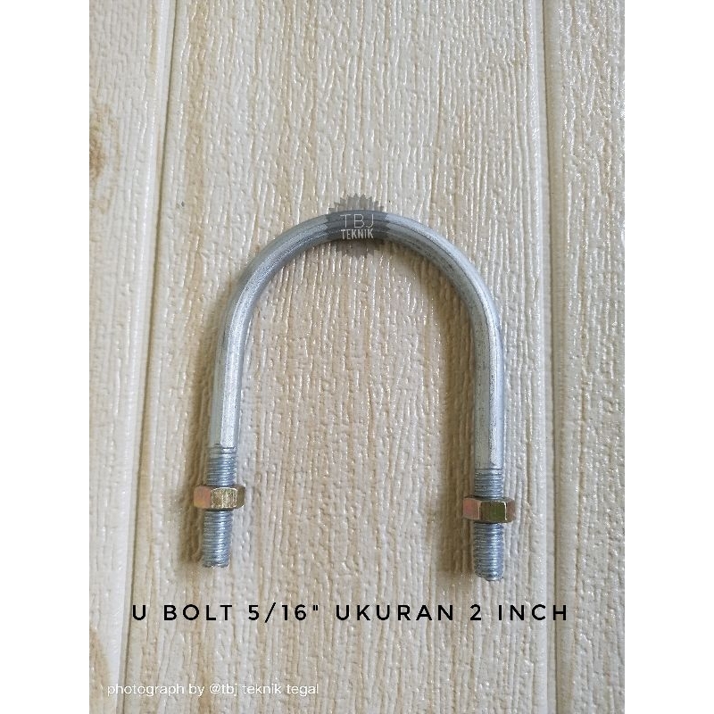 Jual klem besi U bolt ukuran 1/2"8 inch Shopee Indonesia