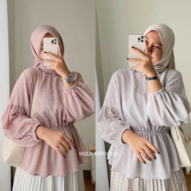 HIZA REEYA BLOUSE Wanita Cantik Blouse