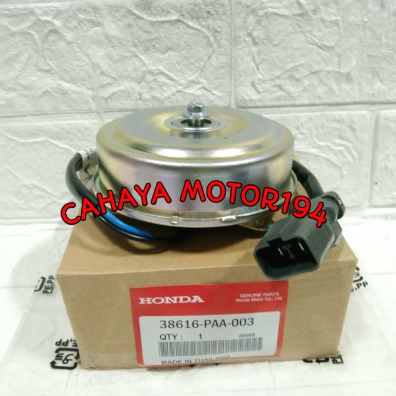 Jual MOTOR FAN AC HONDA GENIO,CITY Z,FELIO 38616-PAA-003 ORIGINAL 1PC ...