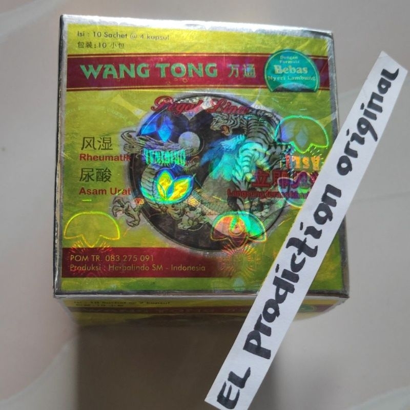 Jual kapsul Wang tong kuning berkhasiat sekali n original | Shopee ...