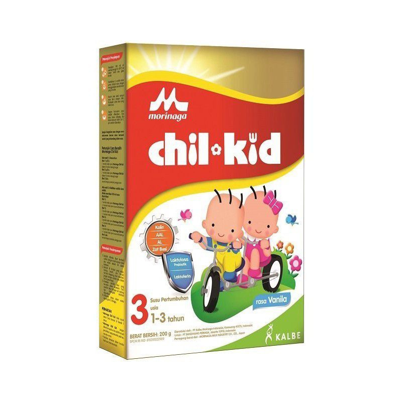 Jual Morinaga Chil Kid 3 Susu Pertumbuhan Anak 1-3 Tahun Vanilla 200gr ...