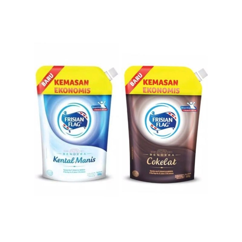 Jual Frisian flag susu kental manis pouch 545g | Shopee Indonesia