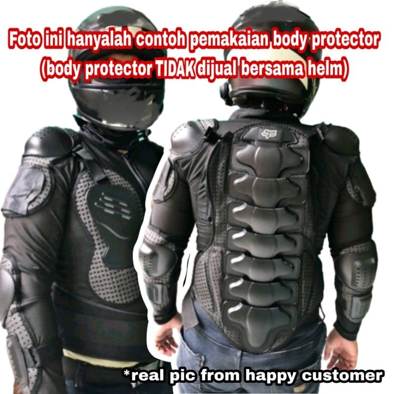 Jual body protector jaring body armor deker protektor touring bikers ...