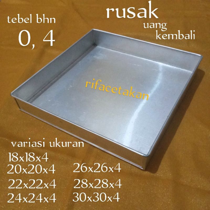 Jual loyang lapis legit ukuran bervariasi 18)20)22)24)26)28)30)tinggi 4 ...