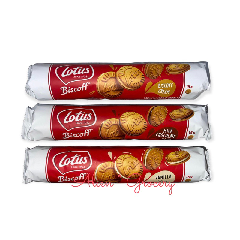 Jual PROMO!!! LOTUS Biscoff Roll Biscuit Cookies Vanilla Milk Chocolate