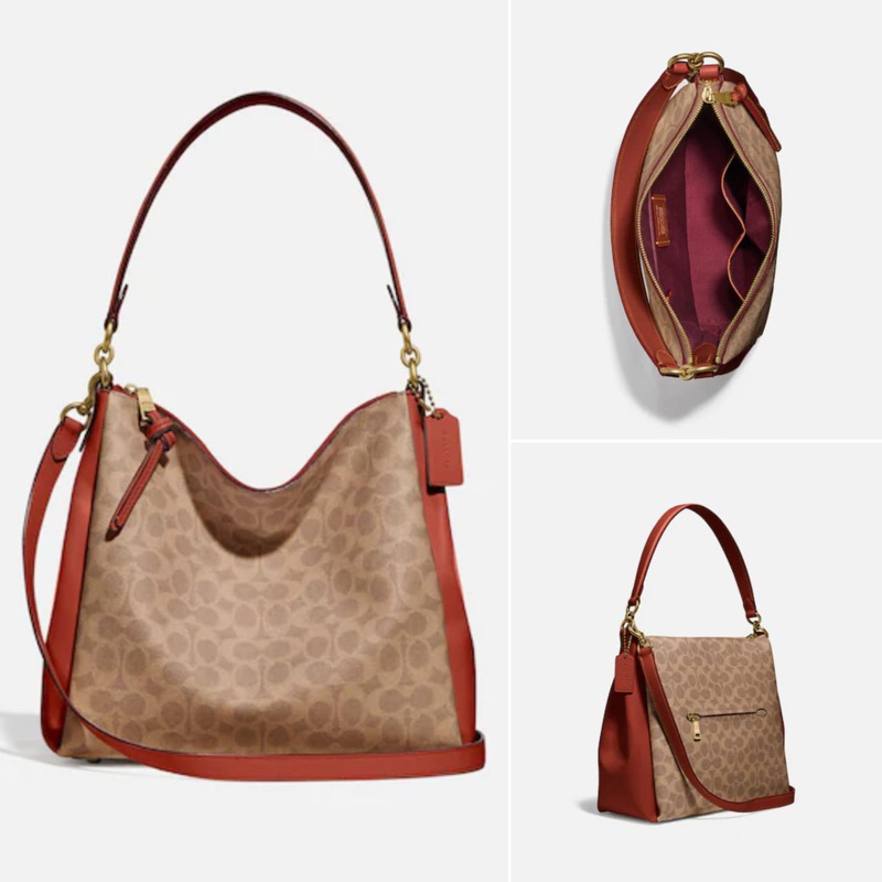 Jual Coach Shay Shoulder Bag Signature Canvas AUTHENTIC Shopee Indonesia